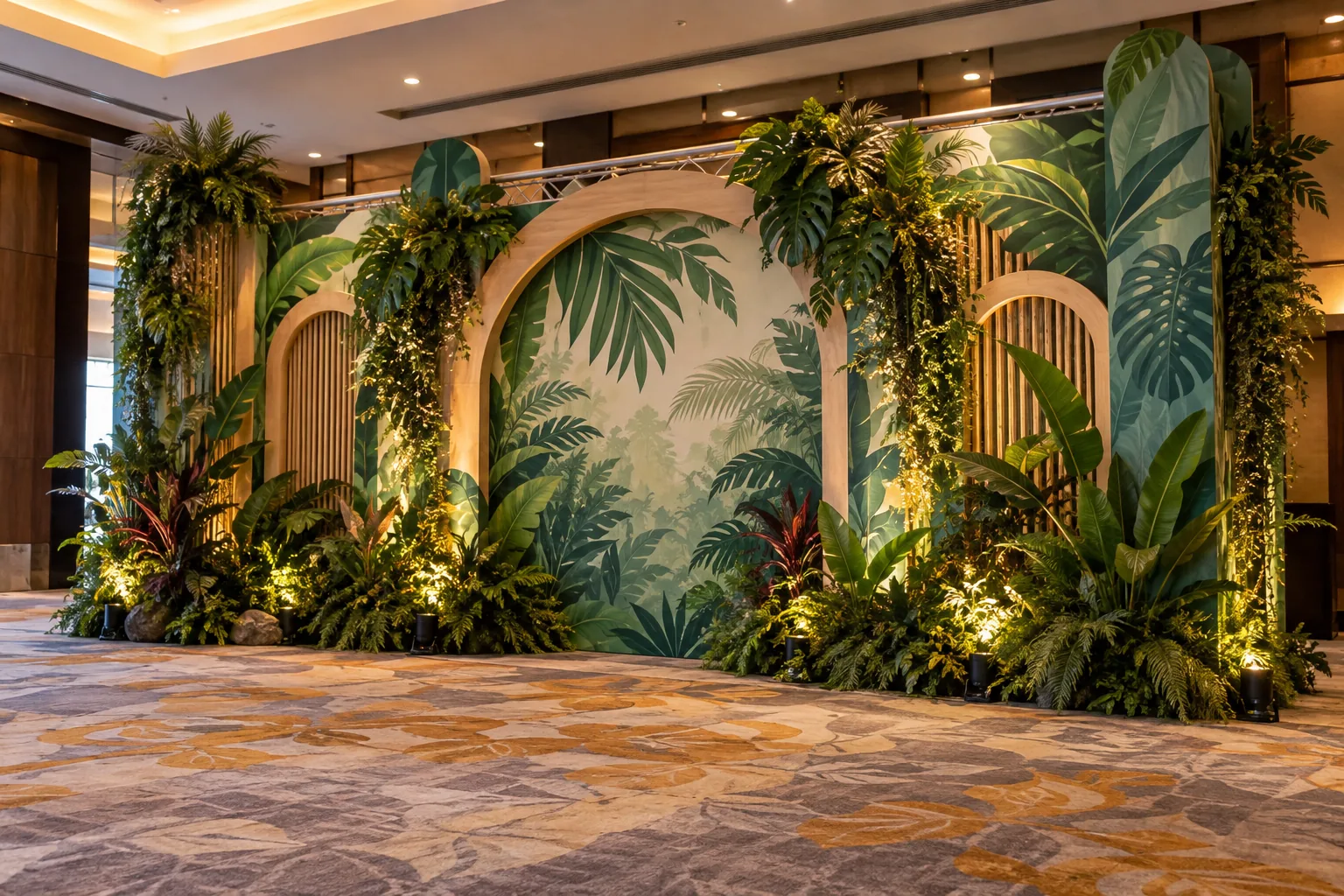 Themed Scenic Decoration Support Truss — illustrative setup