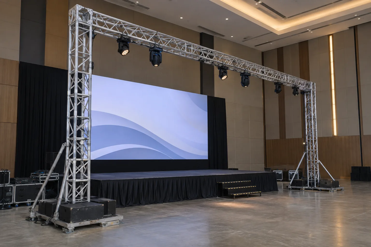 Goalpost Truss Structure — illustrative setup