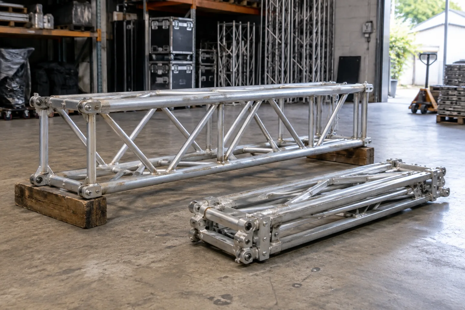 Folding Truss — illustrative setup